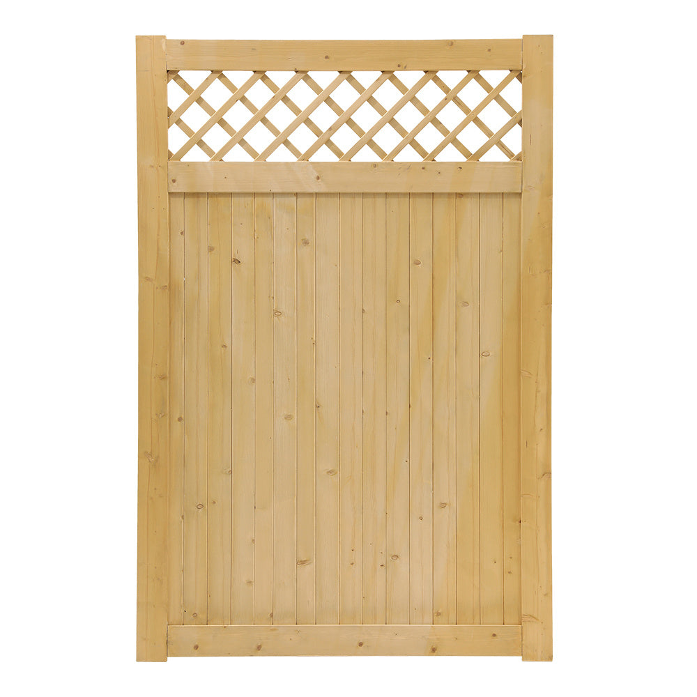 Natural 120cm Rhombus Garden Wood Fence Gate