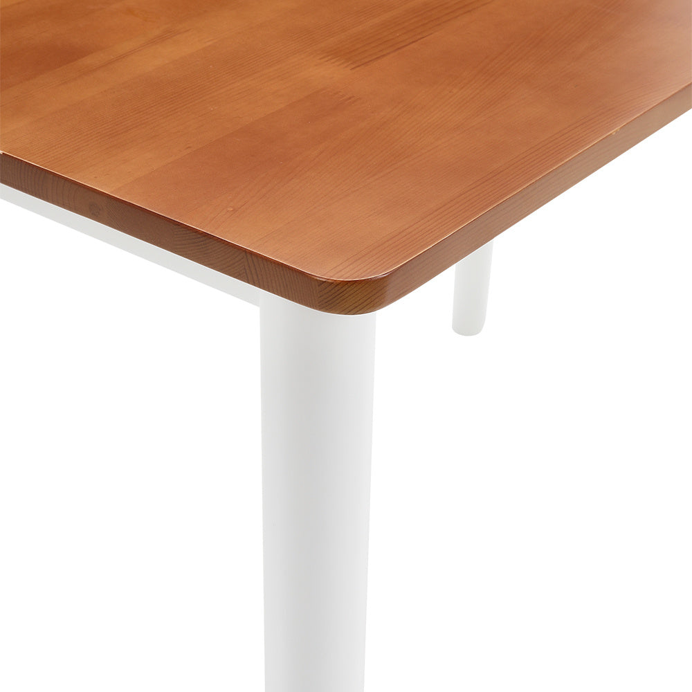 Reddish Brown 108cm W Rectangular Wooden Dining Table