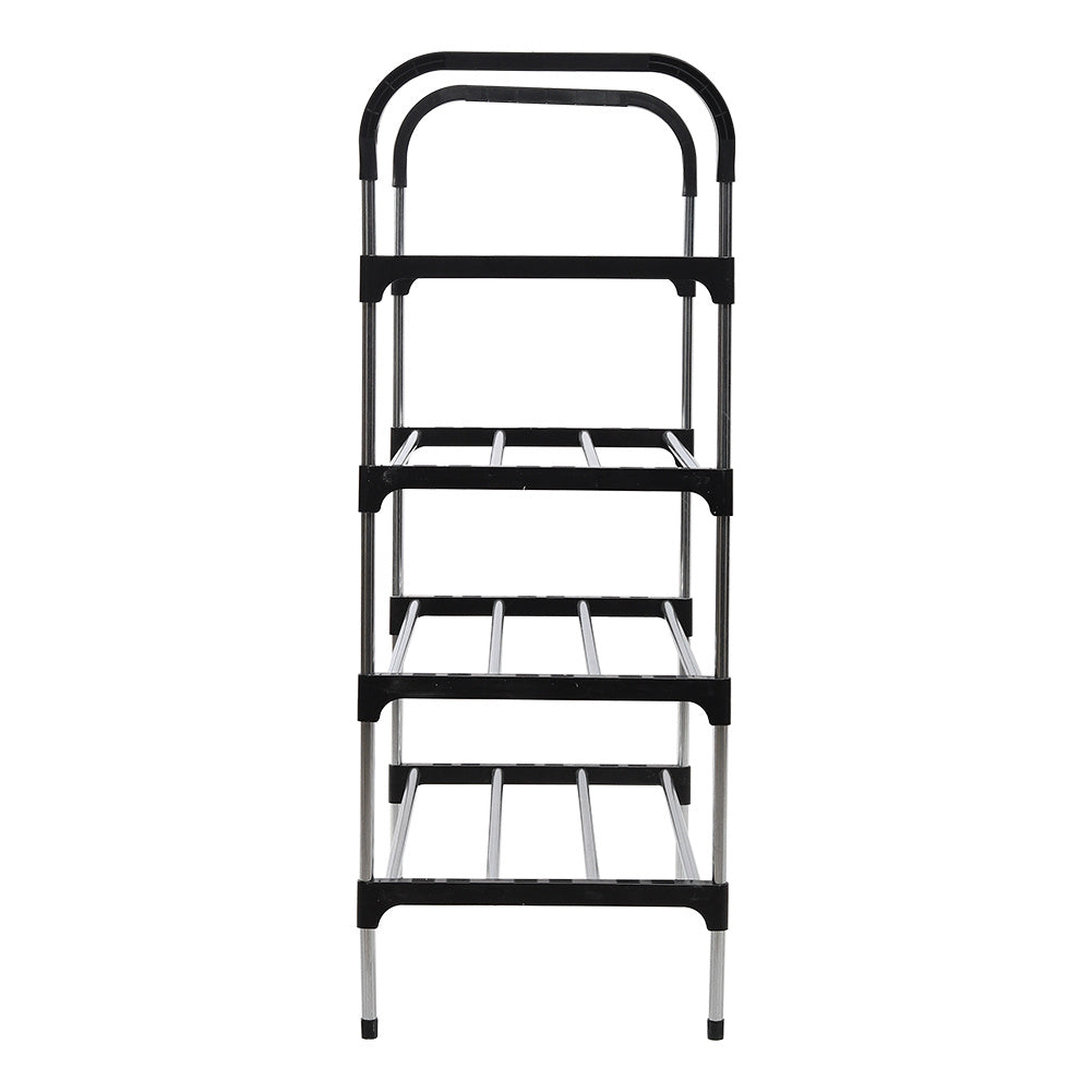 4 Tier Metal Shoe Rack Shoe Storage Stand Organiser