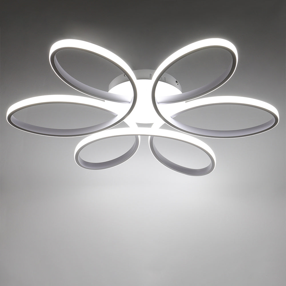 LED Lamp Ceiling Light Cool White Floral Pendant 74CM