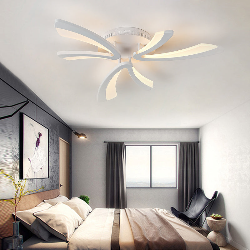 Modern V Shape LED Ceiling Light 3 Head Dimmable