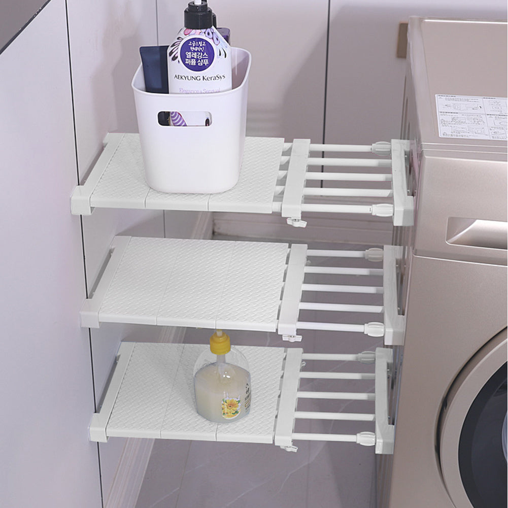 Adjustable Expandable Closet Shelf Rod and Divider Durable Wardrobe Organiser