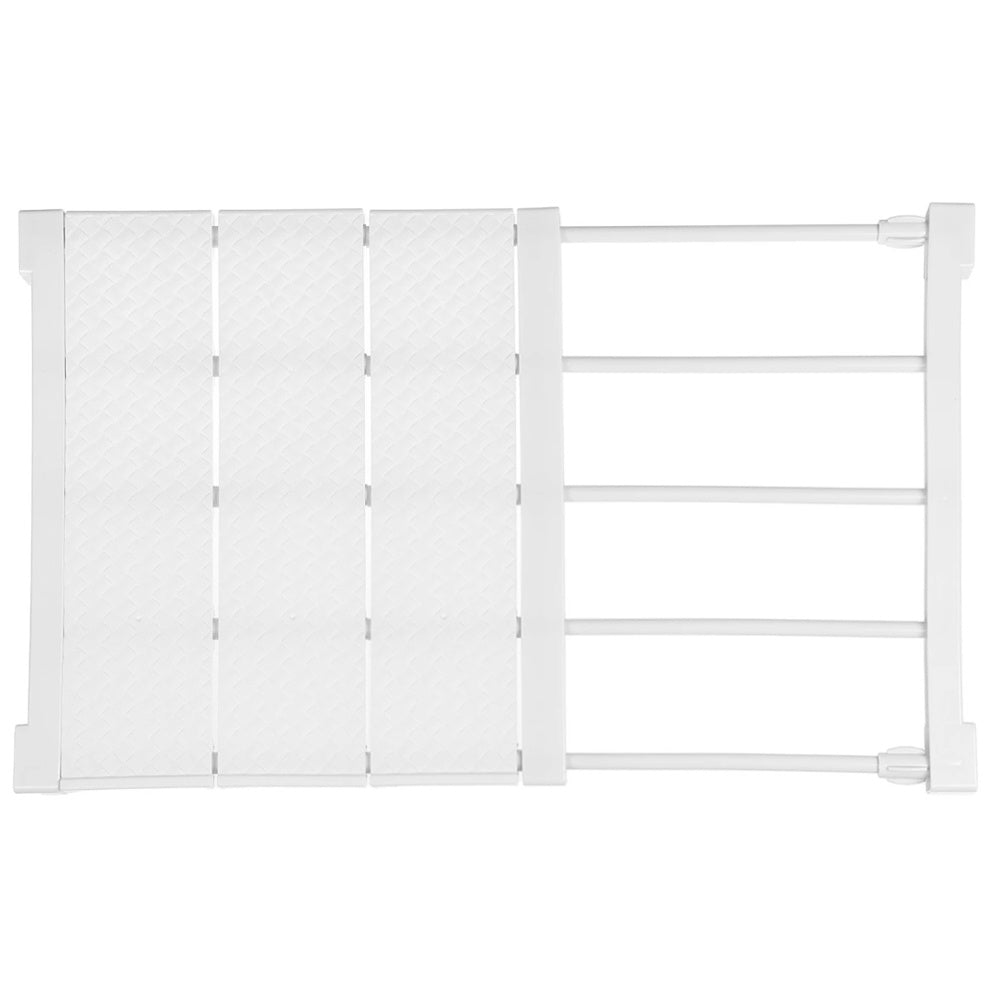 Adjustable Expandable Closet Shelf Rod and Divider Durable Wardrobe Organiser