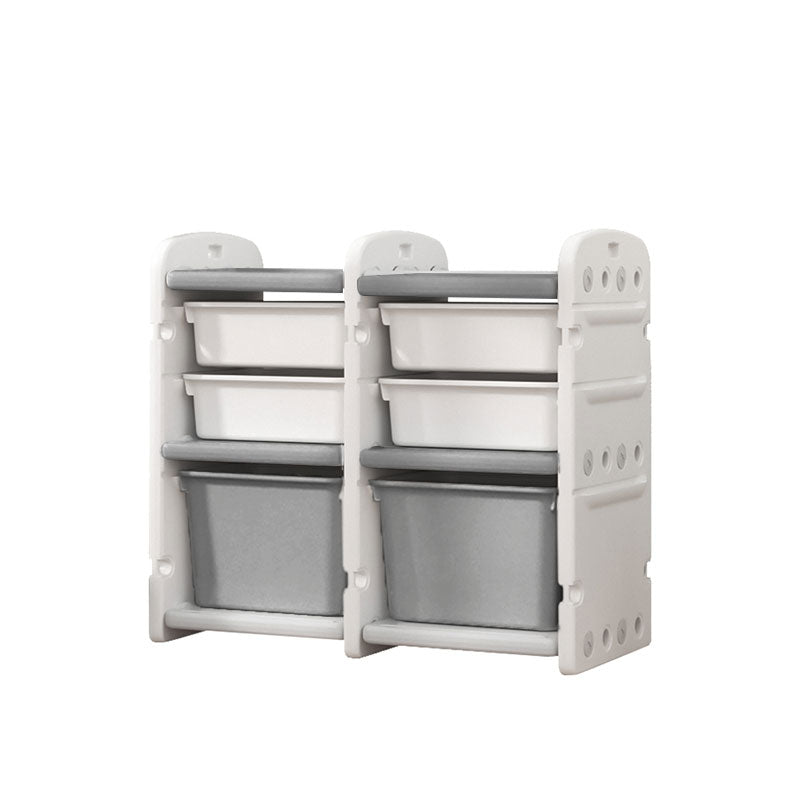 Kids Friendly Durable Toy Storage Organizer with 6 Bins