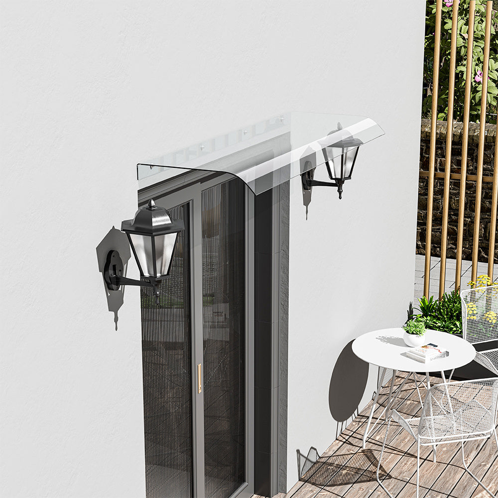 Window Door Awning Canopy Transparent Weatherproof UV Rain Snow Protection