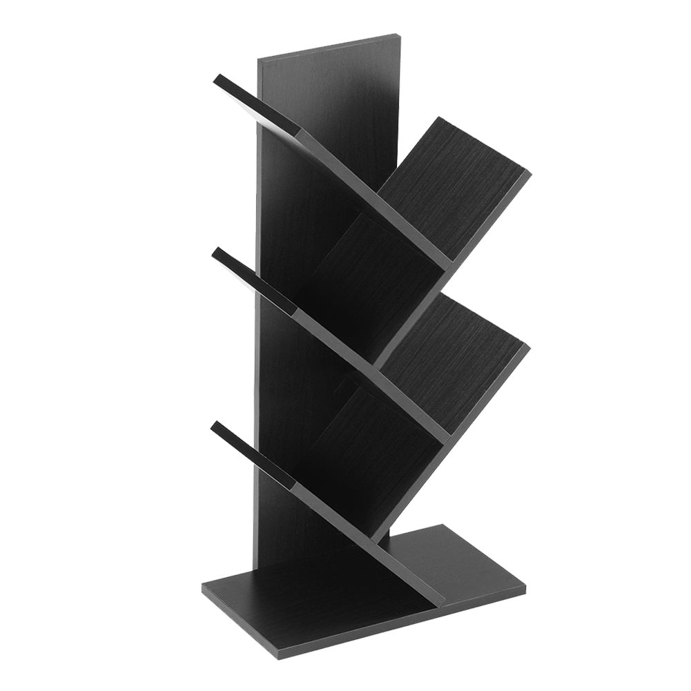 5-Tier Tree-Inspired Storage Shelf MDF Bookcase Desktop Organizer