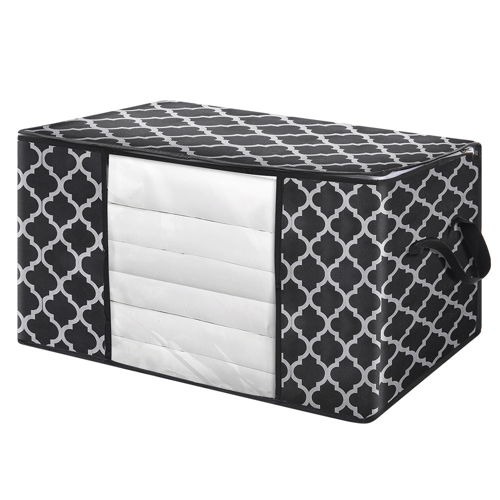 Fabric Storage Organizer with Clear Window and Foldable Design