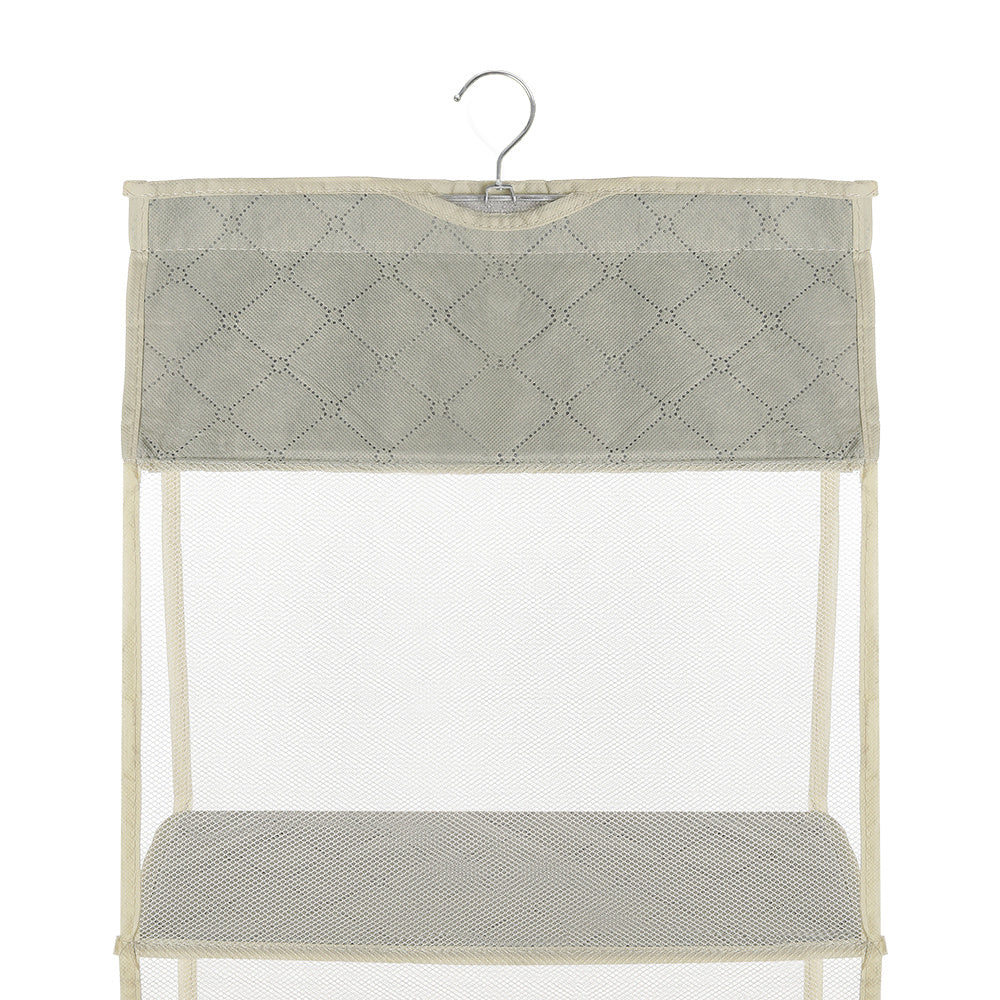 Hanging Handbag Organizer with Breathable Mesh and Heavy-Duty Hooks