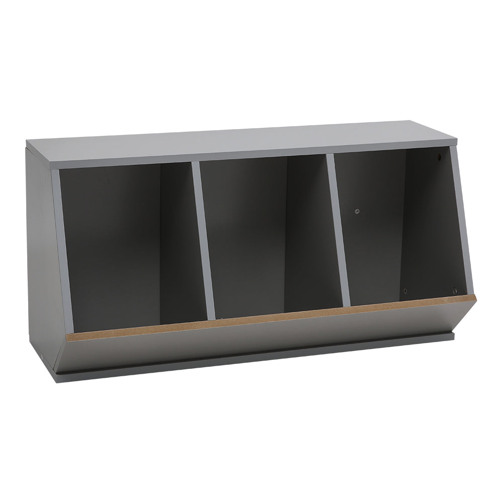 Kids Toy Storage Organizer with Stackable Design and Open Cubes