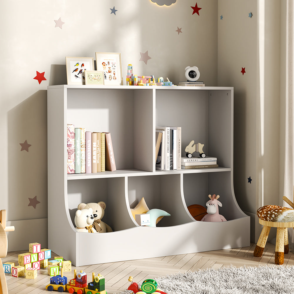 Kids Toy Storage Organizer with Open Shelves and Kid Friendly Design