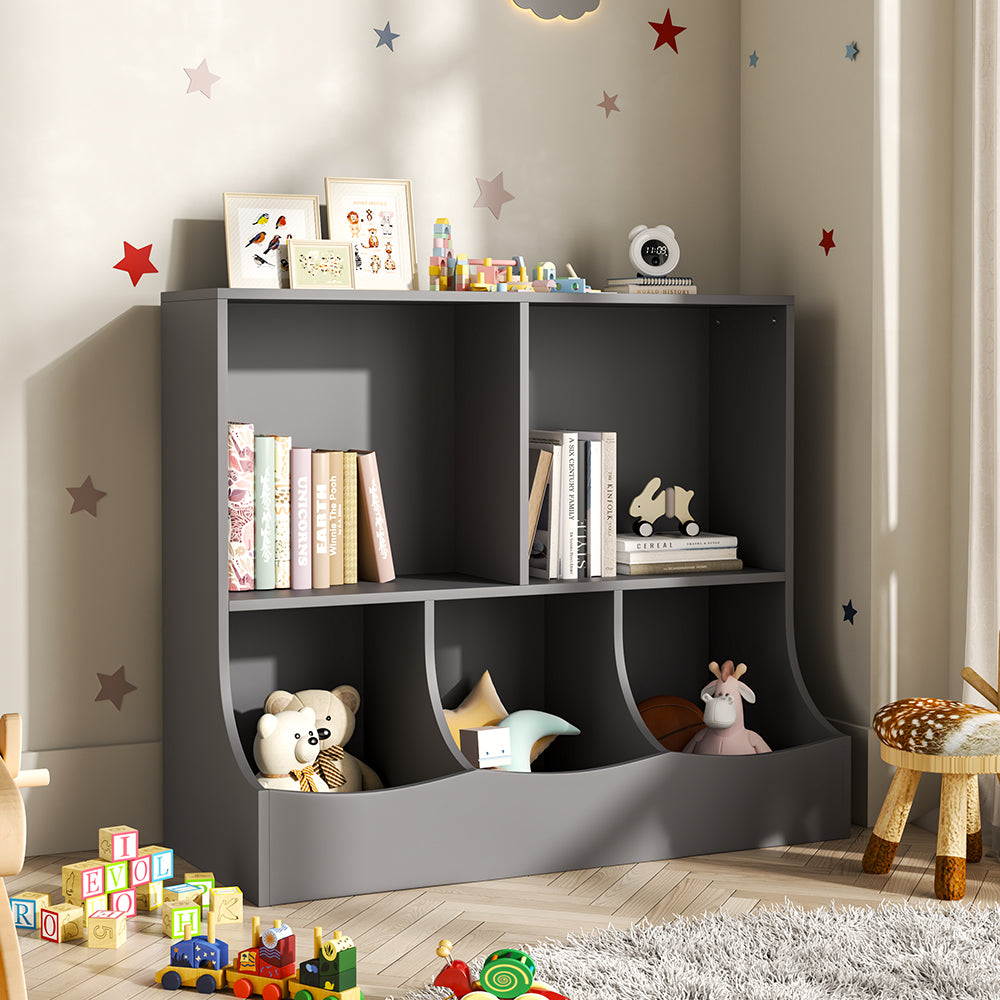 Kids Toy Storage Organizer with Open Shelves and Kid Friendly Design