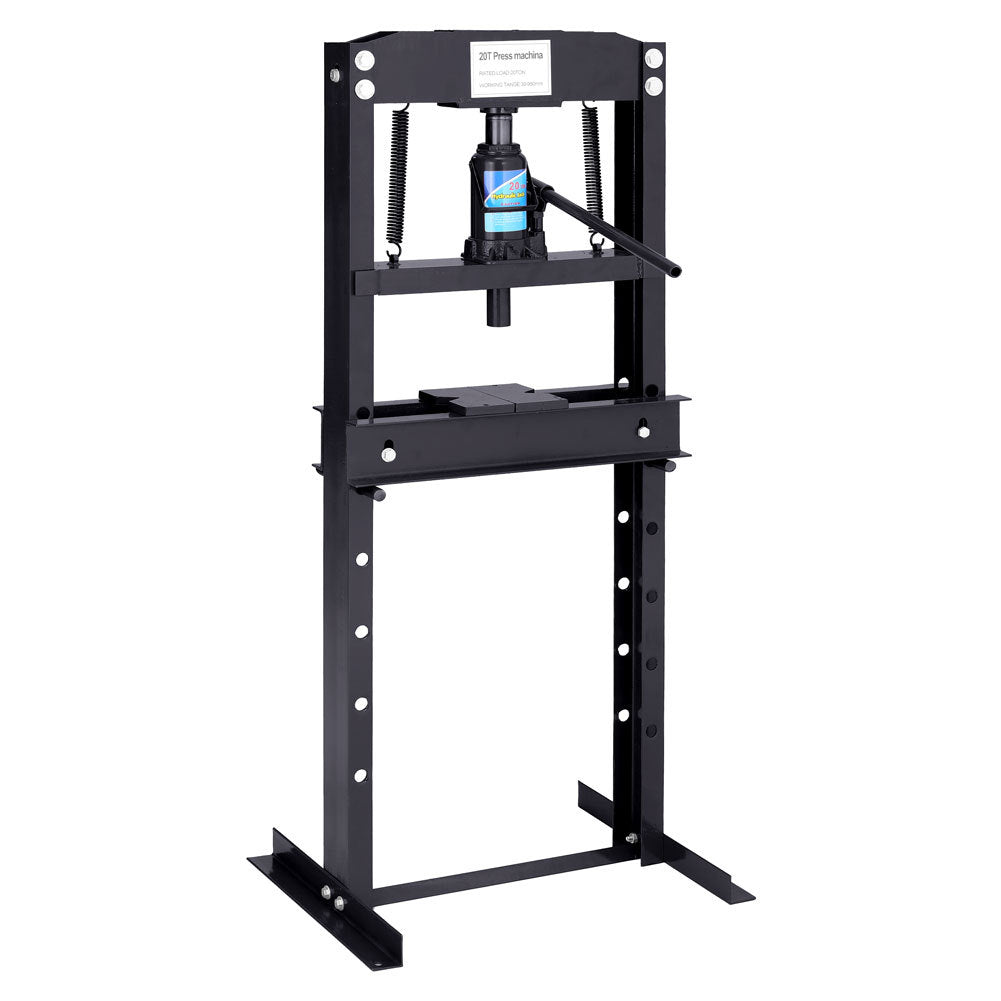 H Frame 20 Ton Hydraulic press, Black