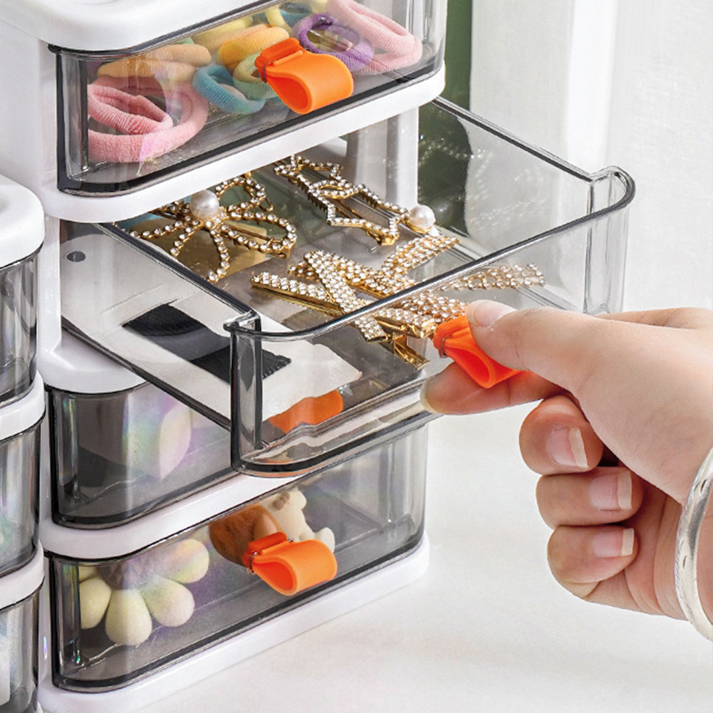 White Drawer Style Stationery Cosmetic Storage Box