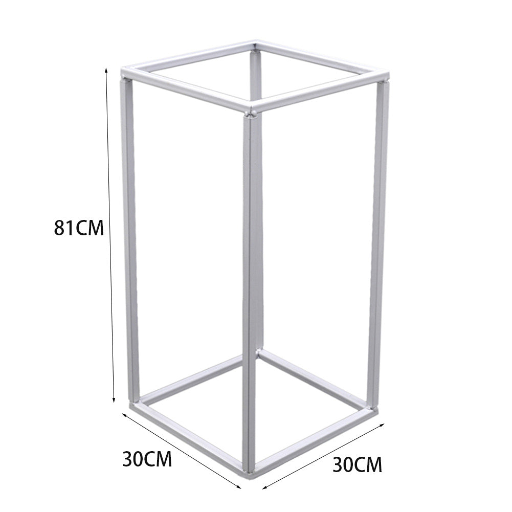 White Column Flower Stand for Wedding Decoration