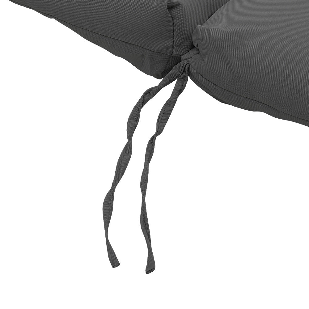 Indoor and Outdoor Lawn Chair Rattan Chair Cushion,Dark Grey