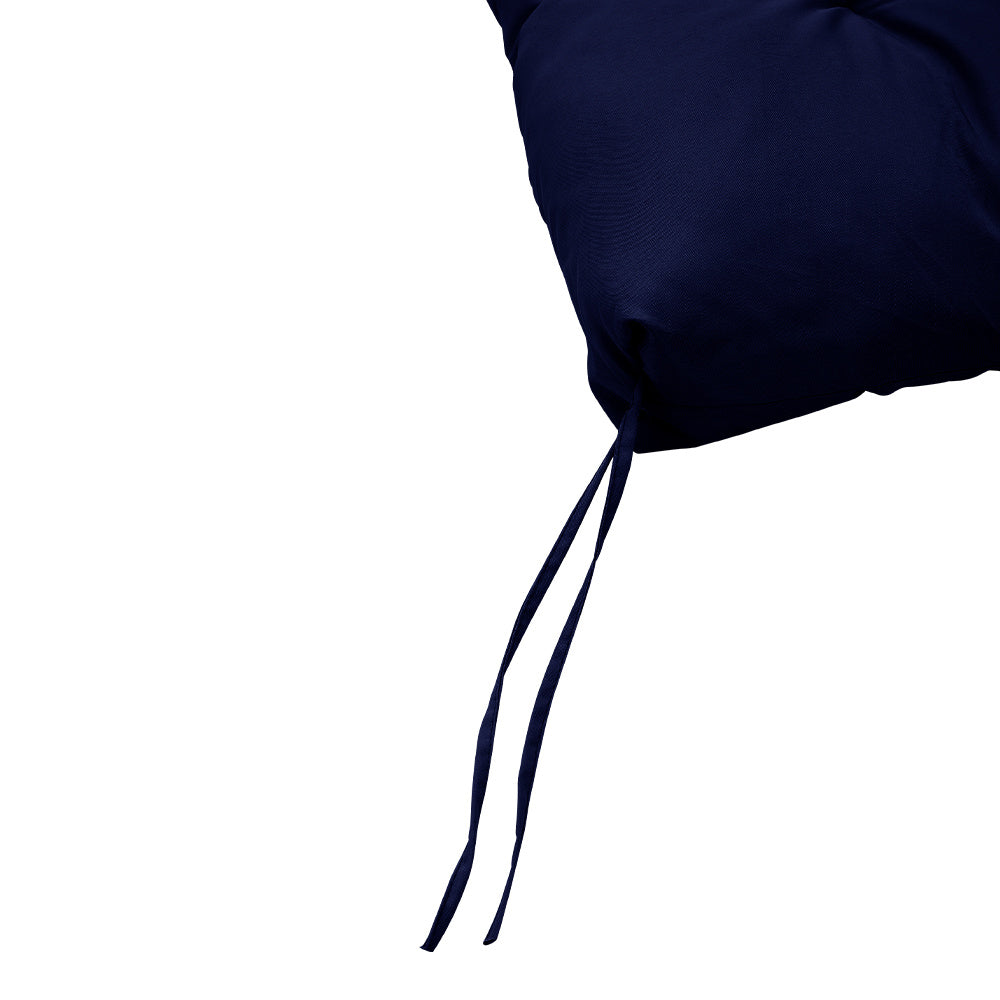 Blue Outdoor Waterproof Patio Benches Seat Cushion