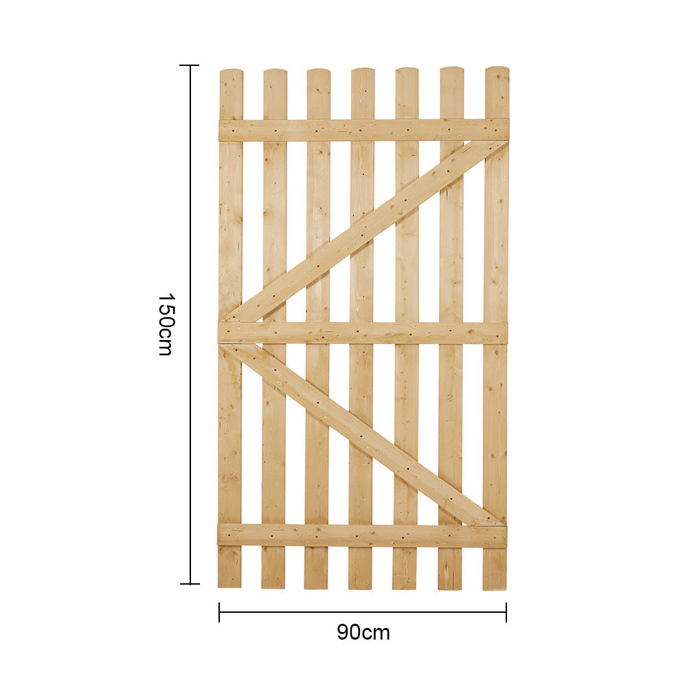 150cm Garden Wood Fence Gate with Latch