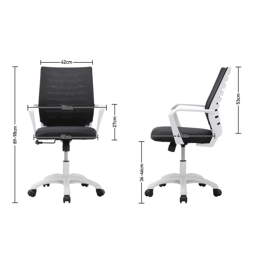 Fabric Office Chair Black