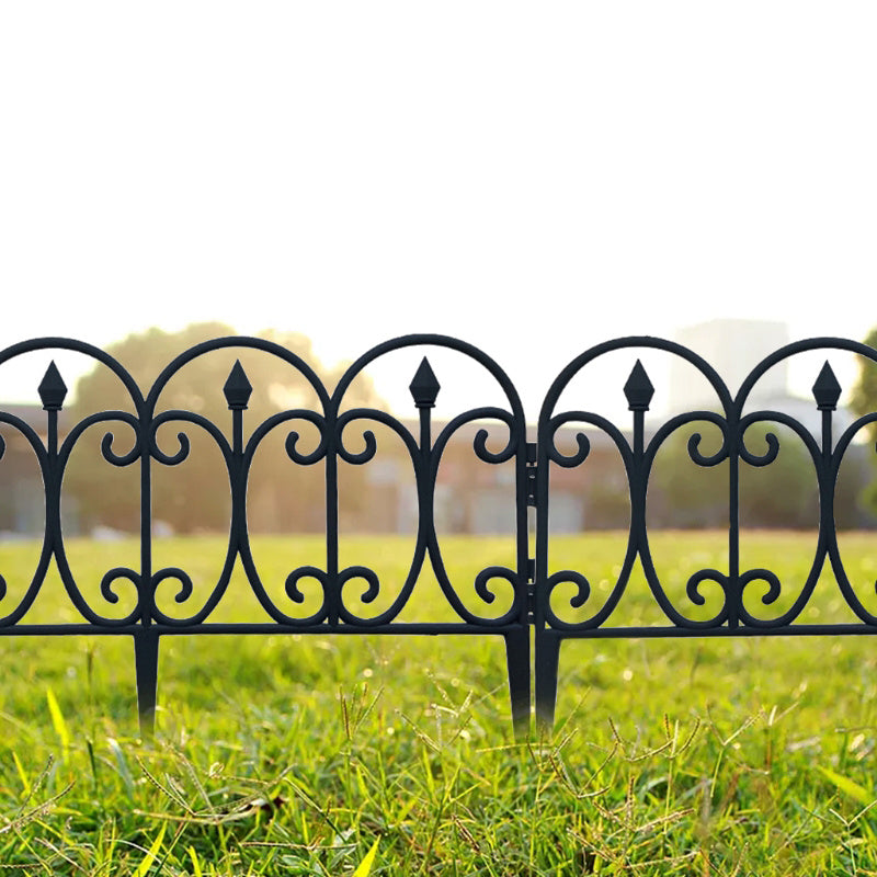 6pcs Outdoor Picket Fence Decorative Garden Border Edging