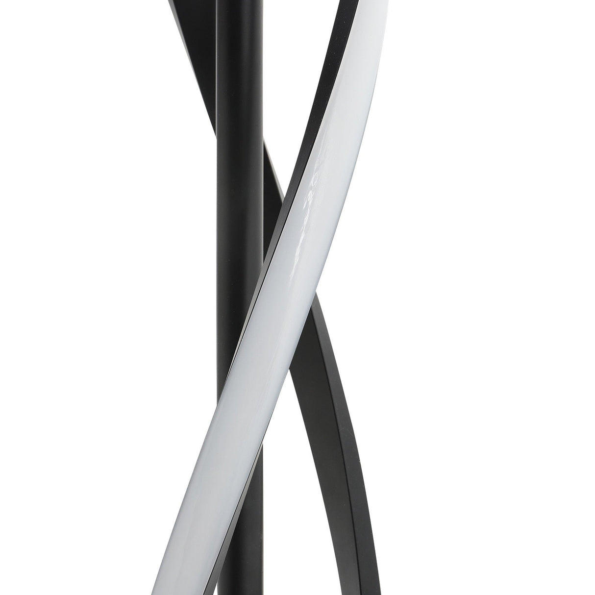 Black 60W Modern LED Floor Lamp for Living Room