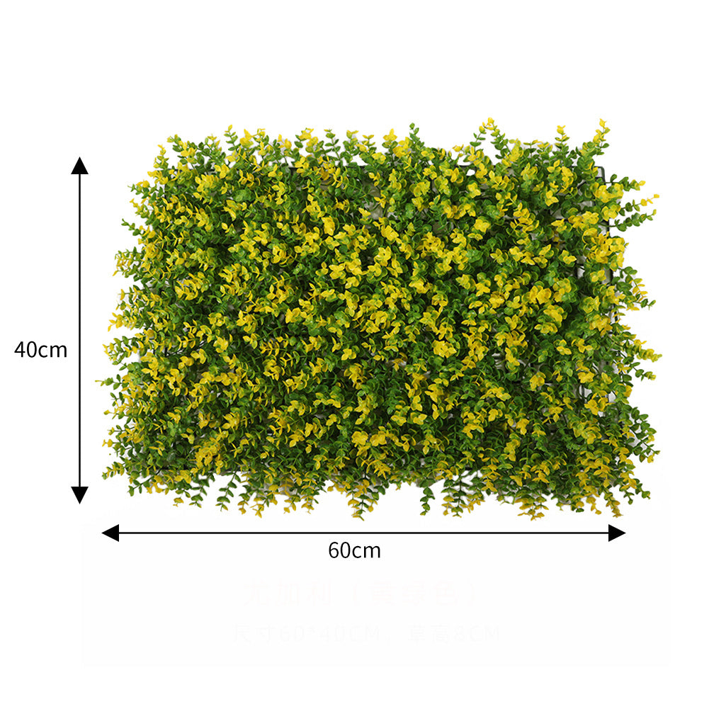 40x60cm Fake Eucalyptus Wall Panel for Indoor Outdoor