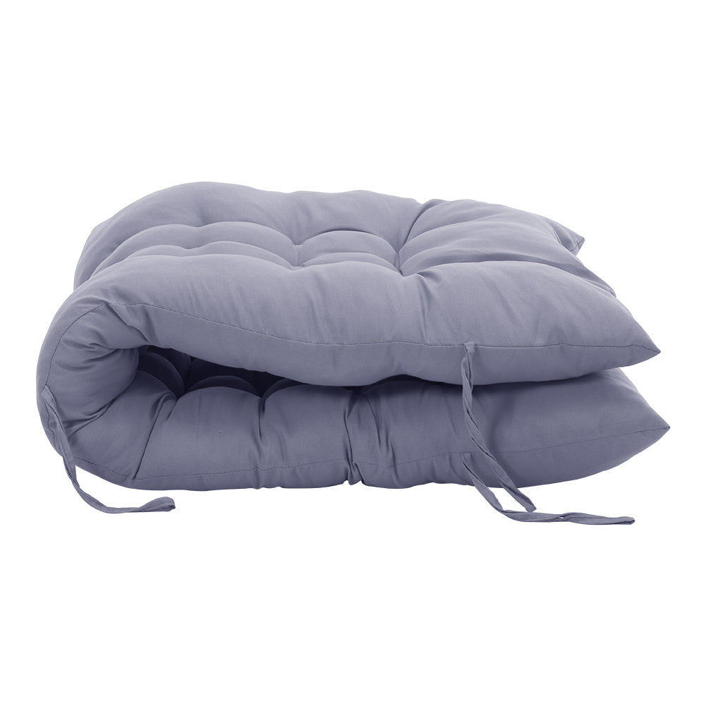125cm Thick Soft Comfortable Chaise Lounge Chair Cushion, Grey