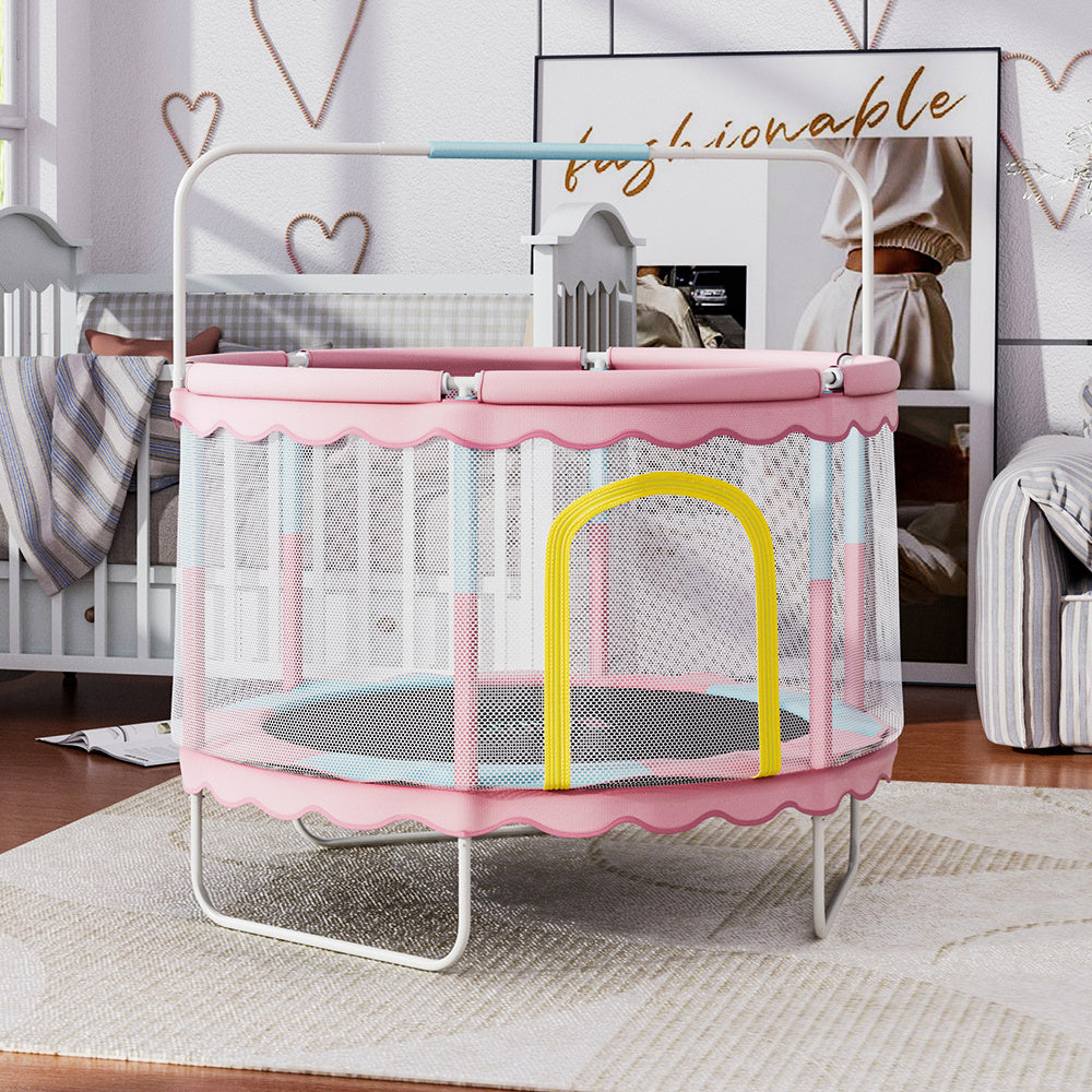 130cm H Outdoor Trampoline, with Balance Bar