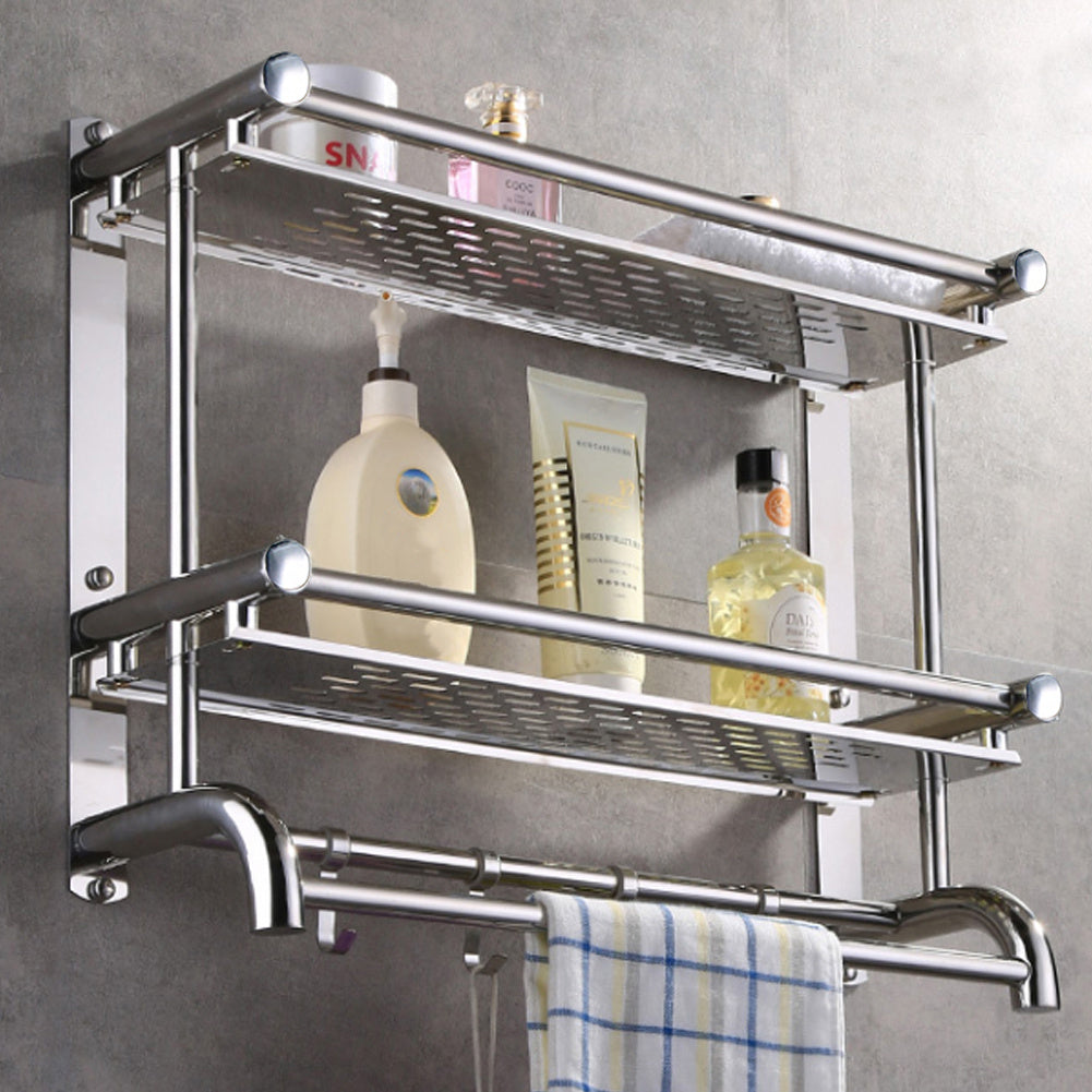Stainless Steel Wall Mounted Towel Rail Holder
