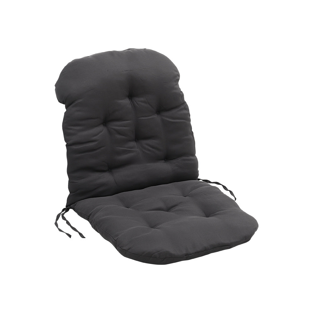 Rocking Chair Rattan Chair Non slip Comfortable Seat Cushion,Dark Grey