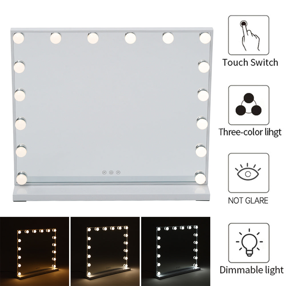 Large Makeup Dressing Table Mirror With LED Dimmable Lights