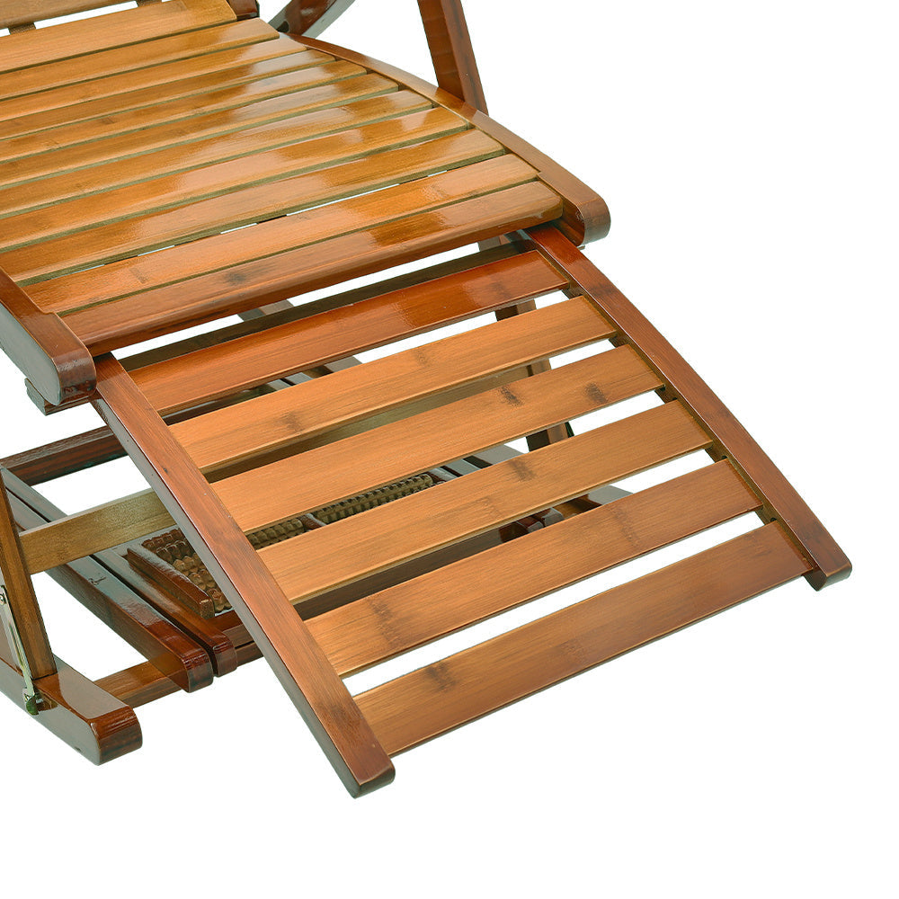 Bamboo Rocking Chair Foldable Recliner