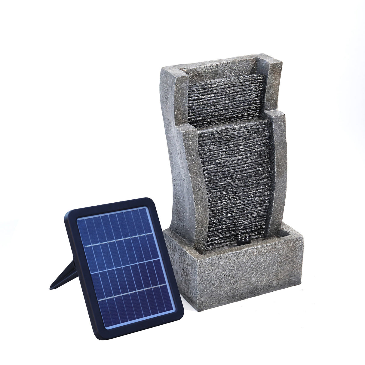 Solar Powered Outdoor Rockery Water Fountain