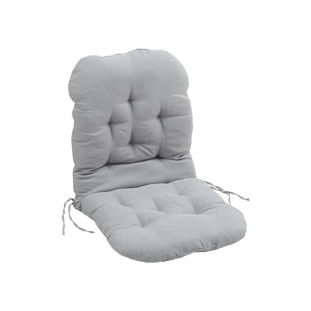Rocking Chair Rattan Chair Non slip Comfortable Seat Cushion,Light Grey