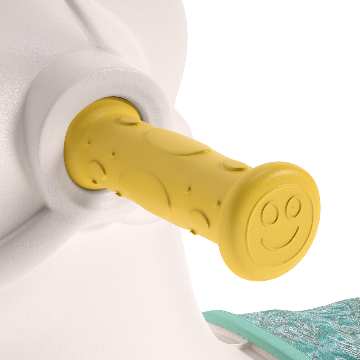 Yellow Kids Plastic Rocking Horse