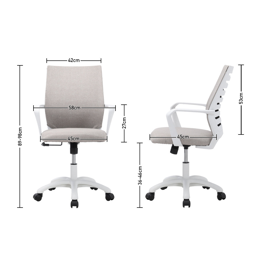 Fabric Office Chair, Khaiki