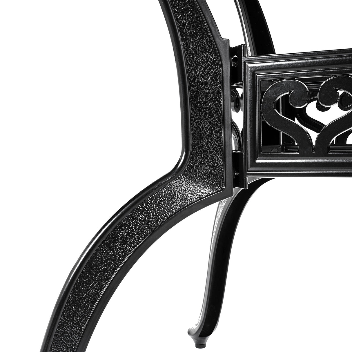 Set of 3 Cast Aluminum Square Outdoor Dining Set