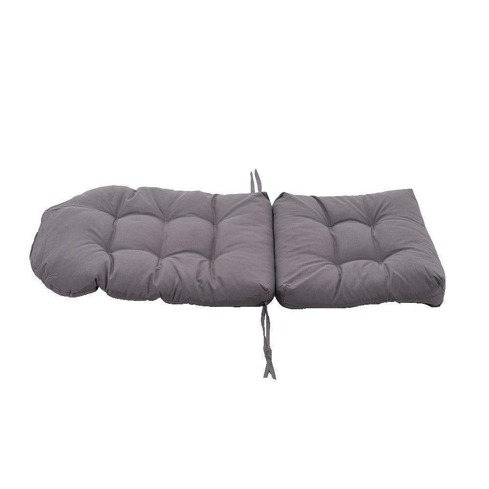 110x48cm Outdoor Garden Patio Waterproof Tufted Seat Cushion,Dark Grey