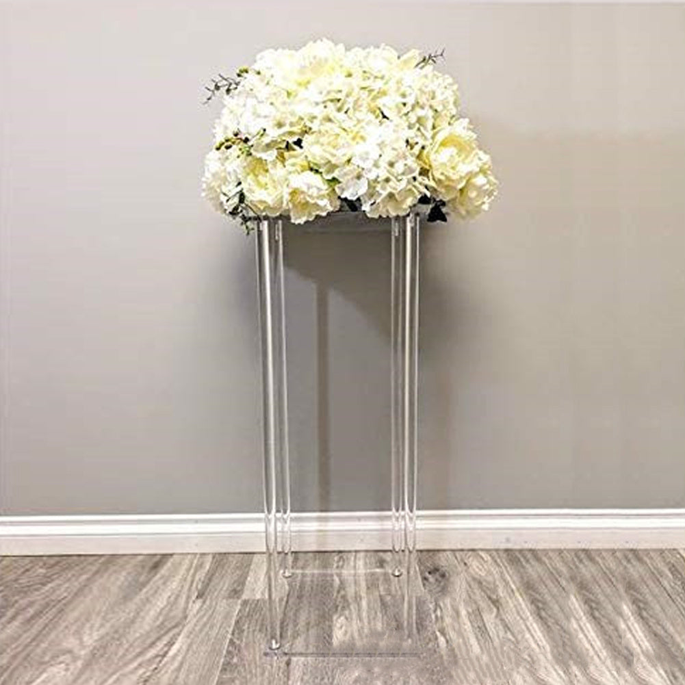 Clear Acrylic Flower Stand for Wedding Table Centerpieces