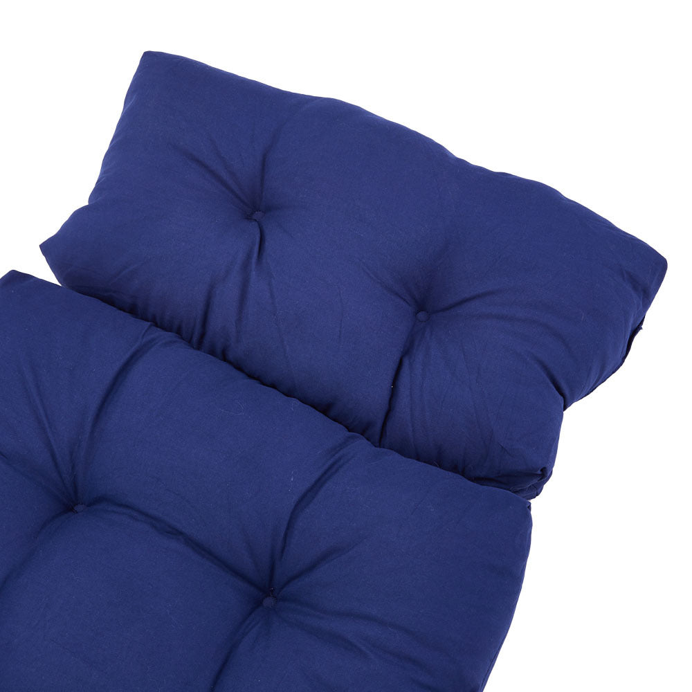 Blue 180cm Outdoor Thickened Lounger Cushion