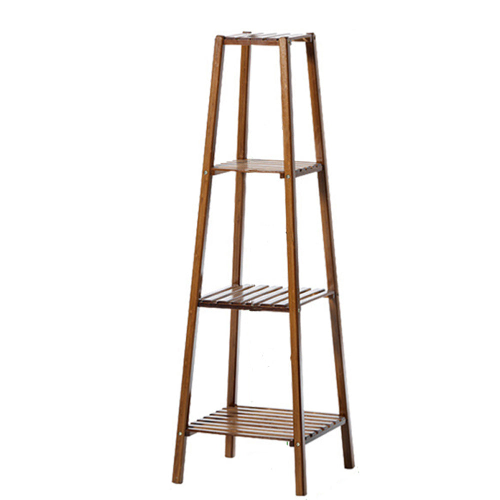 4 Tier Modern Wood Plant Stand Flowers Pots Holder