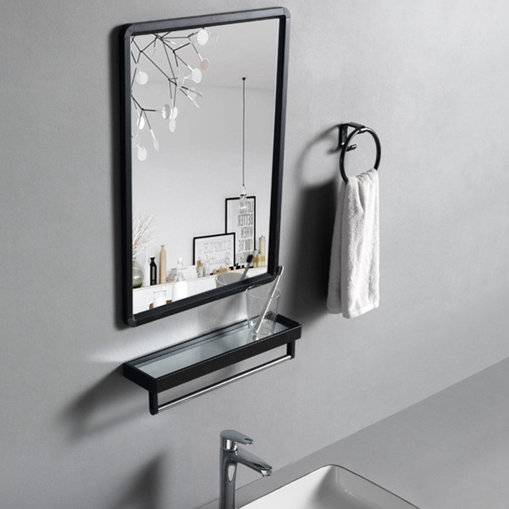 Modern Rectangle Frame Mirror with No Drilling, 50X70CM