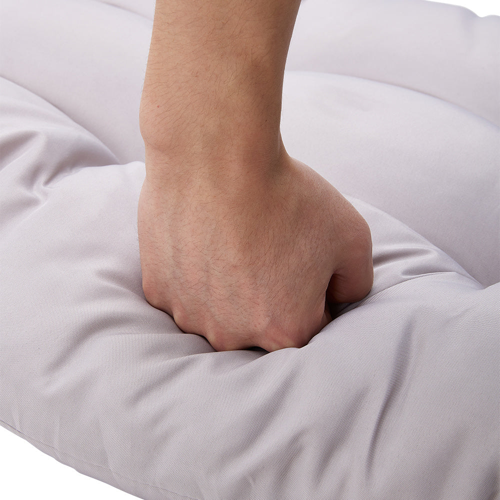 Grey Outdoor Waterproof Patio Benches Seat Cushion