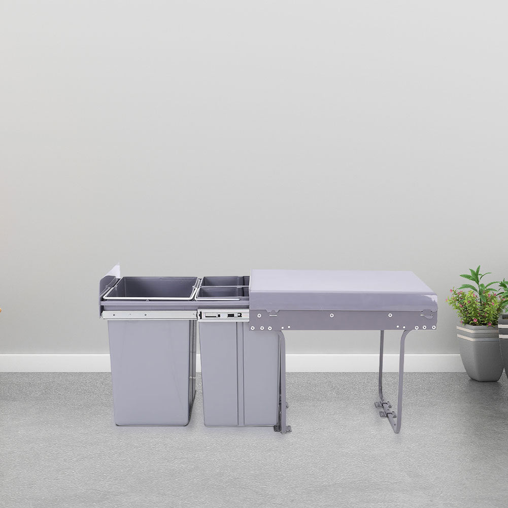 40L Pull Out Recycling Waste Bin