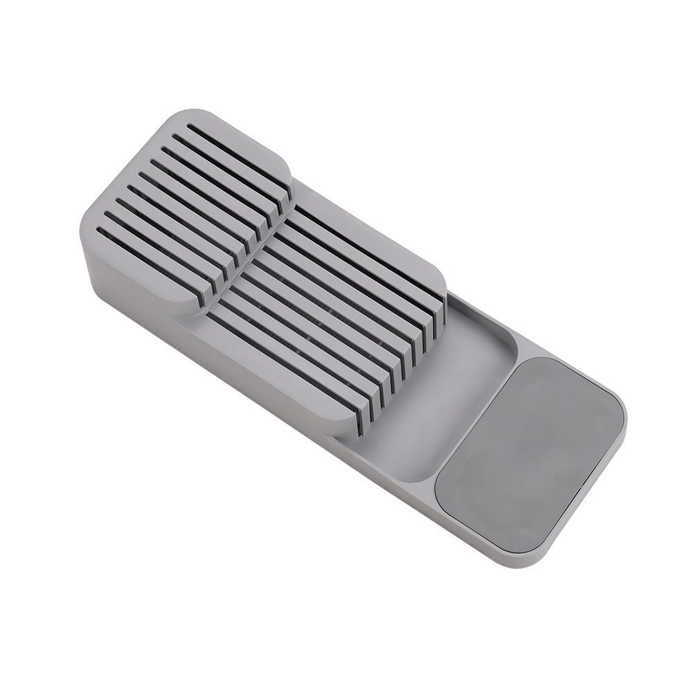 9 Slot Compact Kitchen Knife In Drawer Organiser