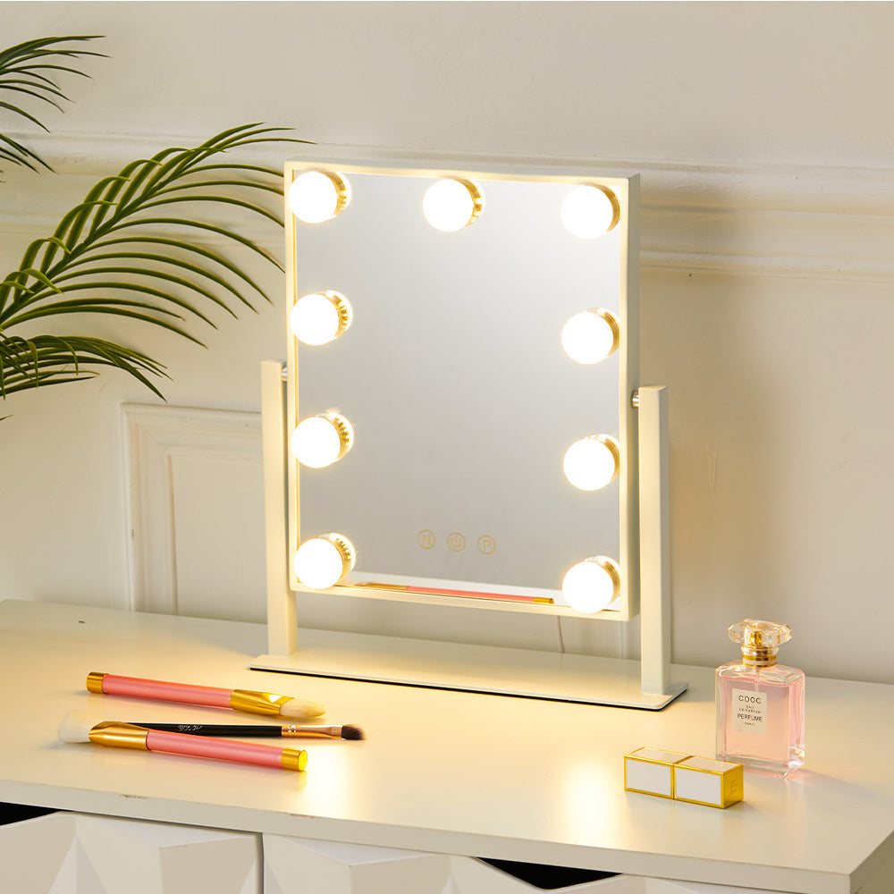 Hollywood Vanity Mirror with Dimmable LED Bulbs