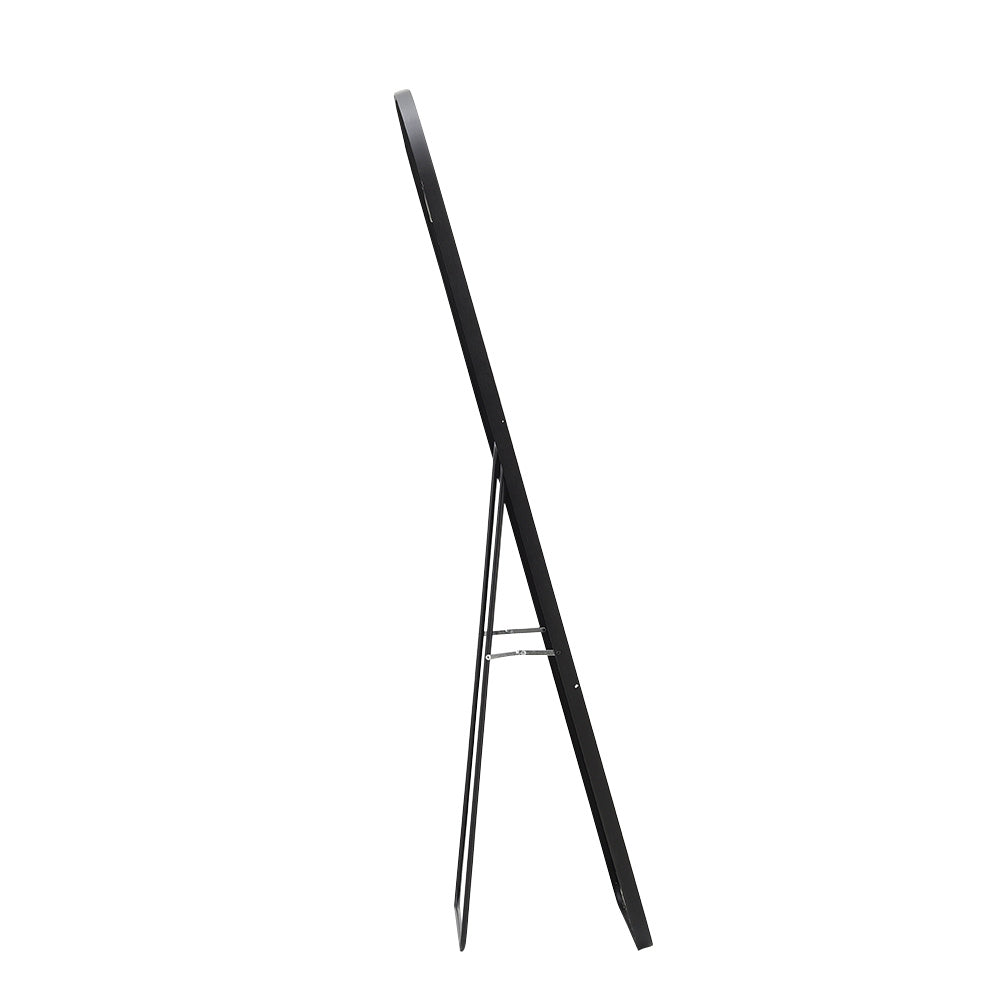 Black 160cm Modern Arched Wall Freestanding Floor Mirror