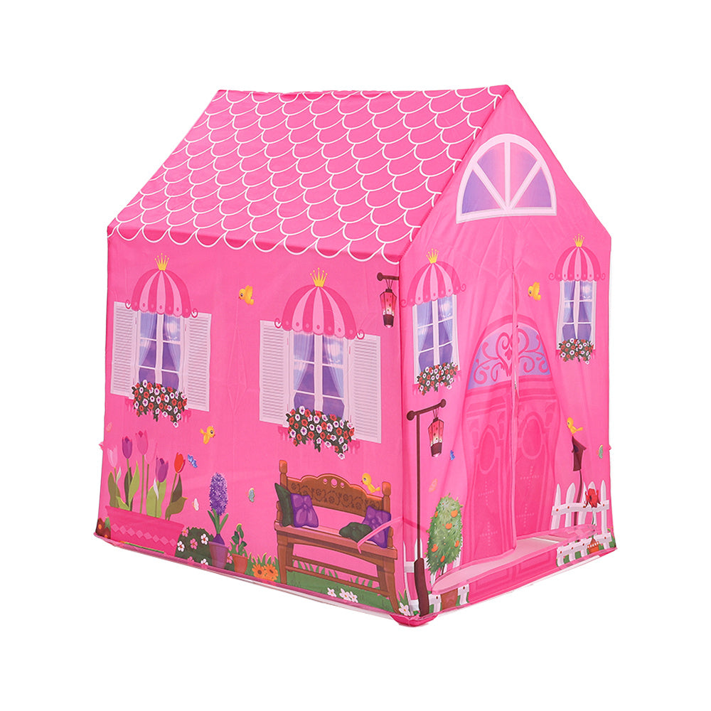 Girls Play Tent Pink Princess Castle Portable Playhouse for Kids