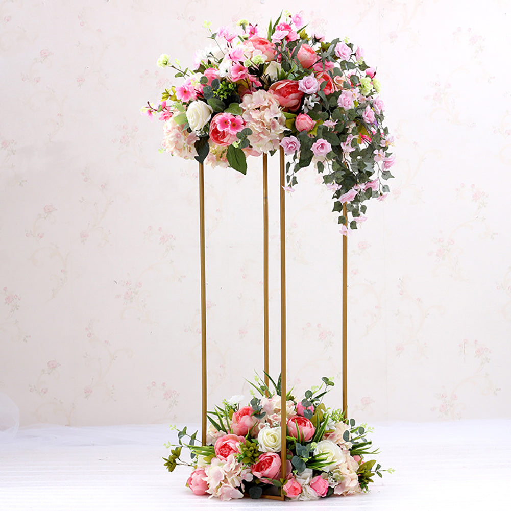 60cm Metal Rectangular Flower Stand Pedestal