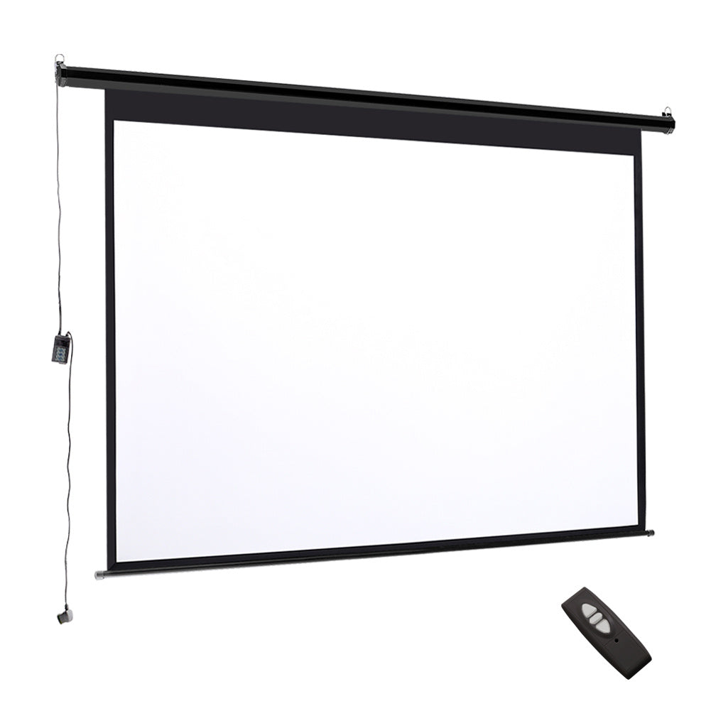 120 Inch HD Electric Pull Down Projector Screen
