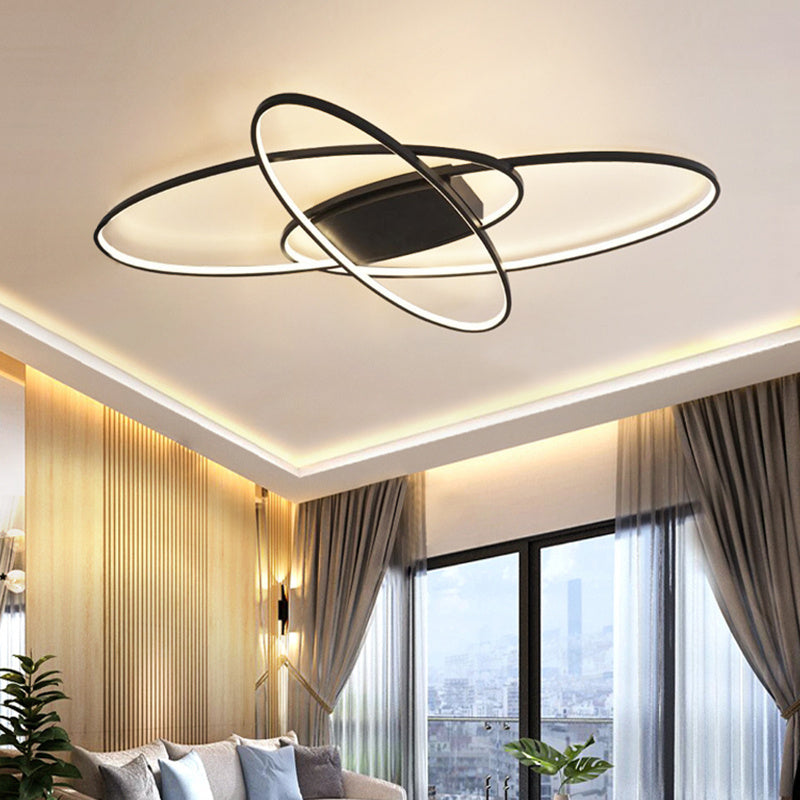 90CM Oval LED Ceiling Light Dimmable